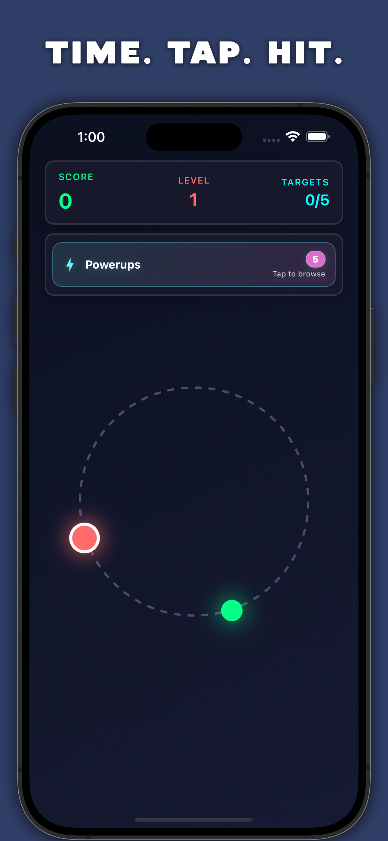 DotShot opening screen