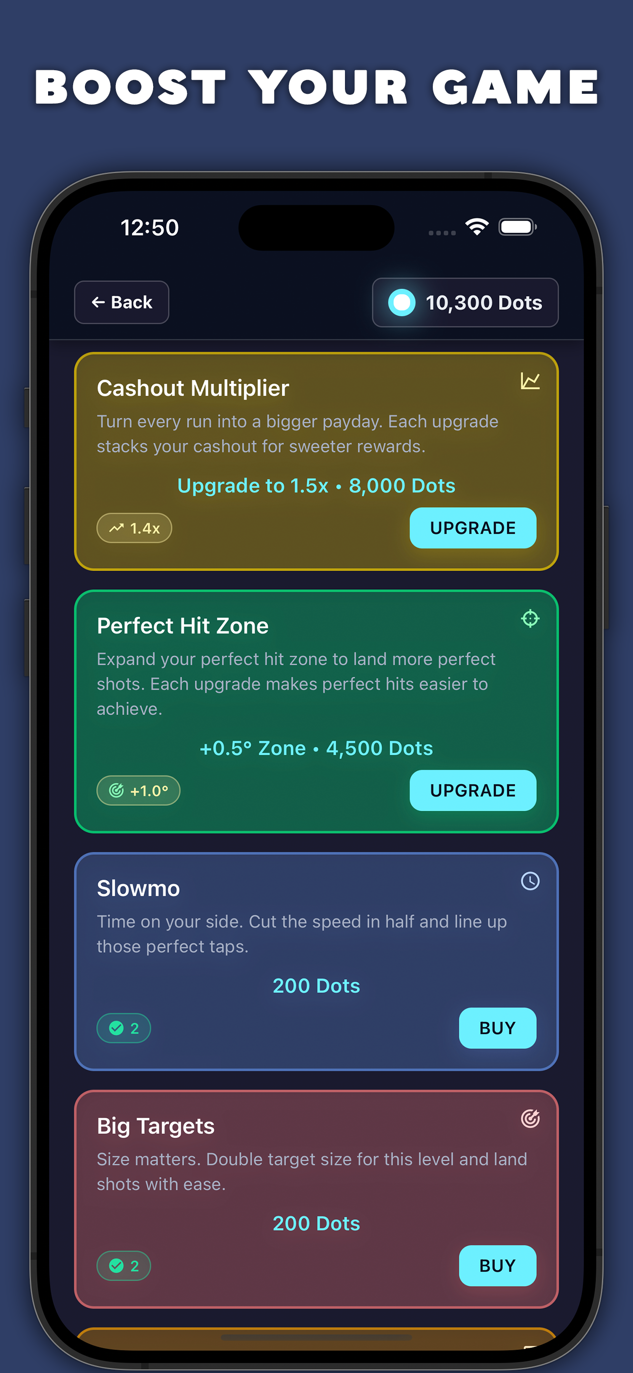 DotShot boost powerup